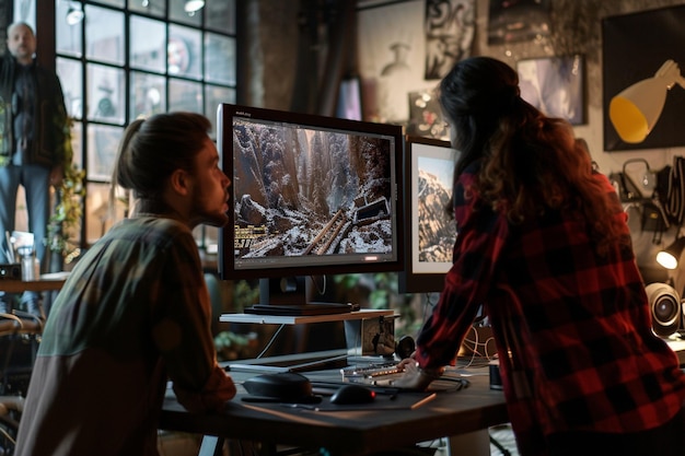 Motion Graphics creative workspace